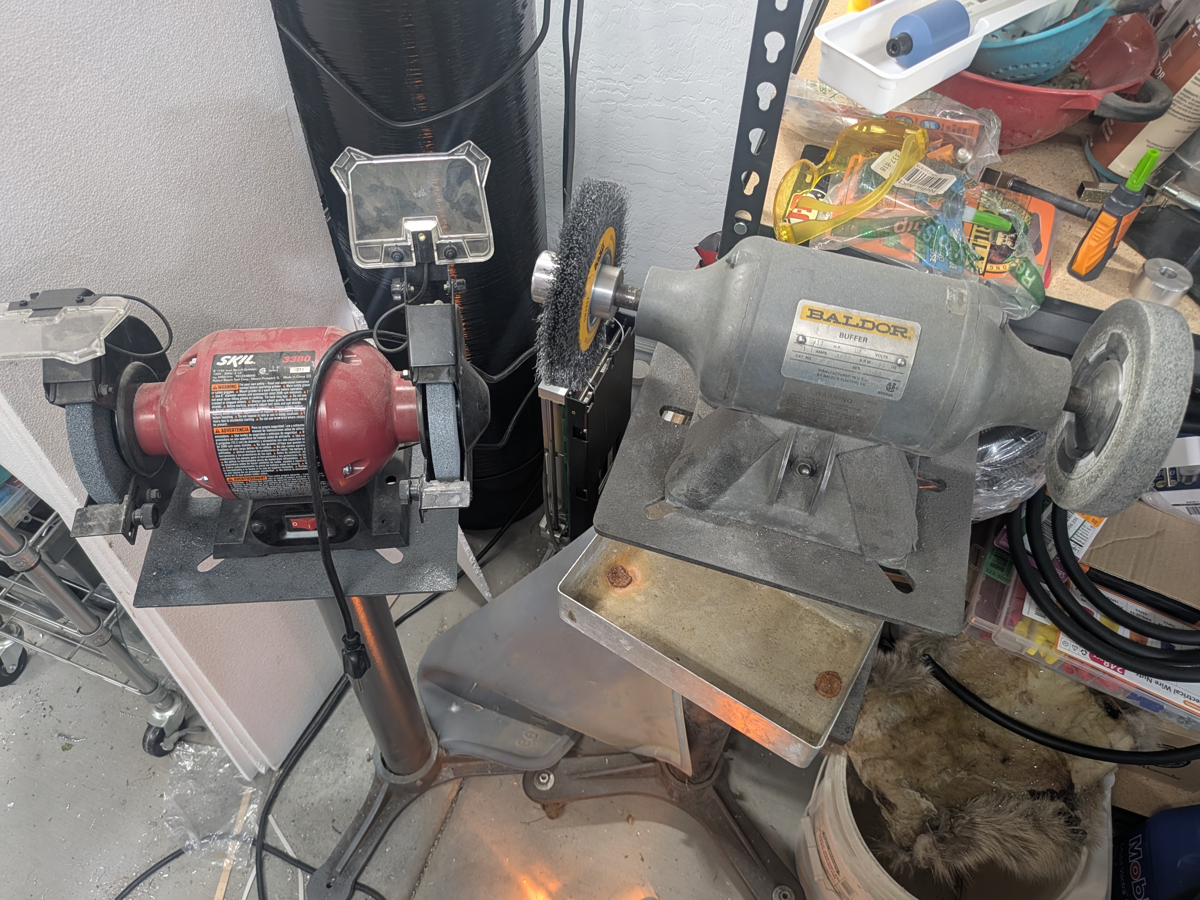 Hand grinding and polishing